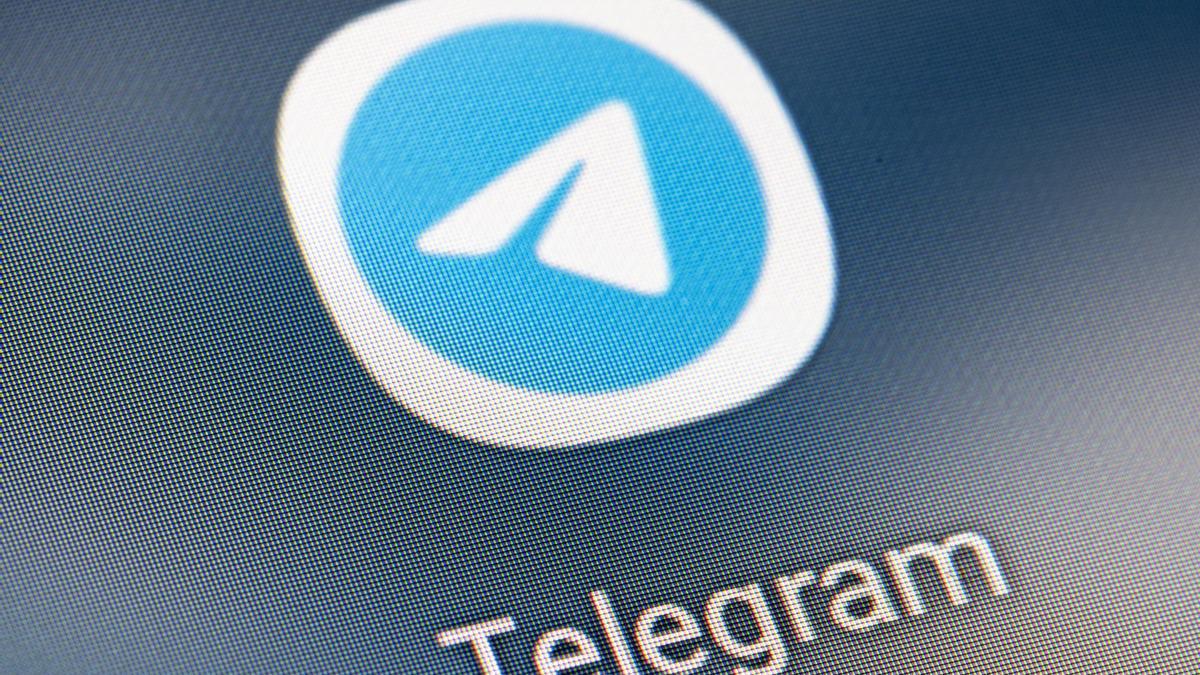 Logo de la app de Telegram.