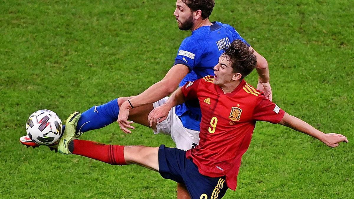 Gavi es converteix en l’internacional més jove de la selecció espanyola
