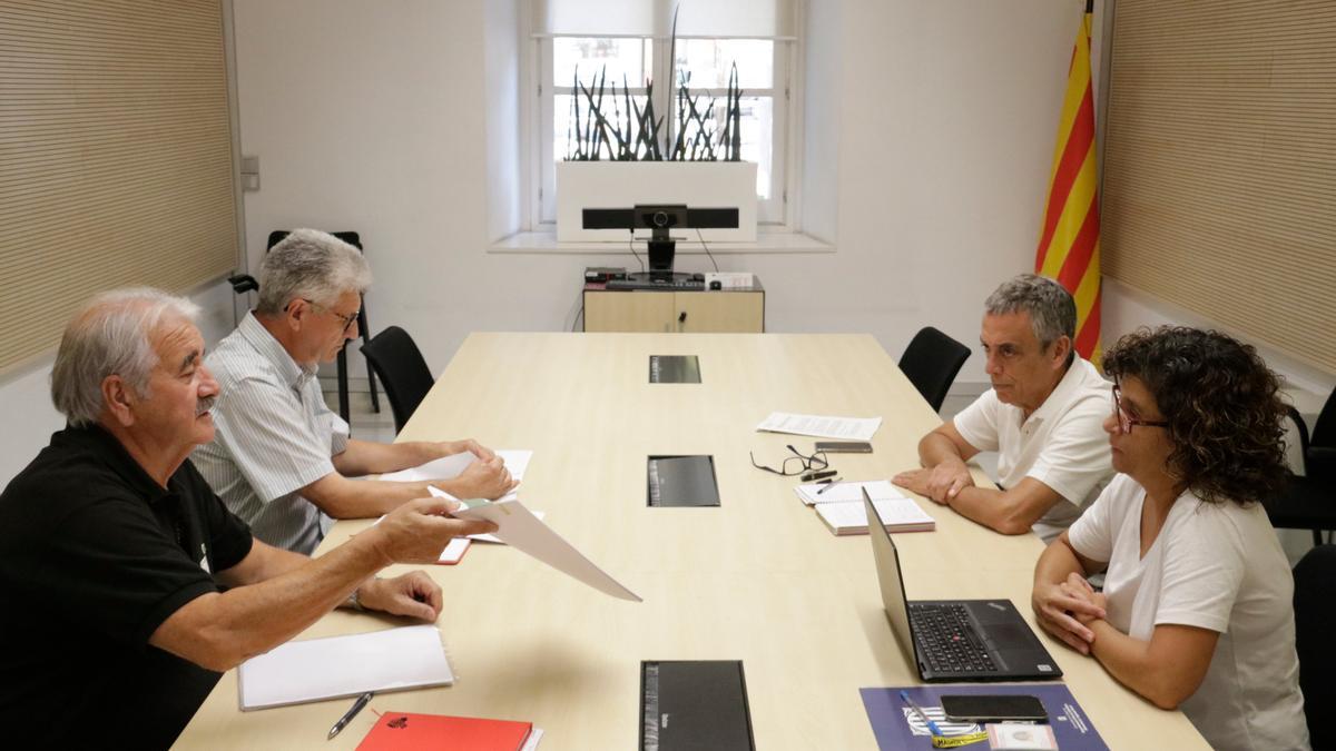 Reunió entre caçadors gironins i la direcció territorial d&#039;Acció Climàtica