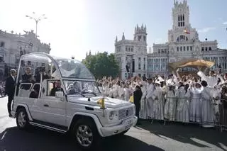 Tras salvar el fin de semana, Madrid afronta este lunes el "día más complejo" para el tráfico con una intensa agenda del papa León XIV