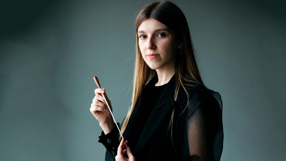 La directora y compositora ponteareana María Domínguez.