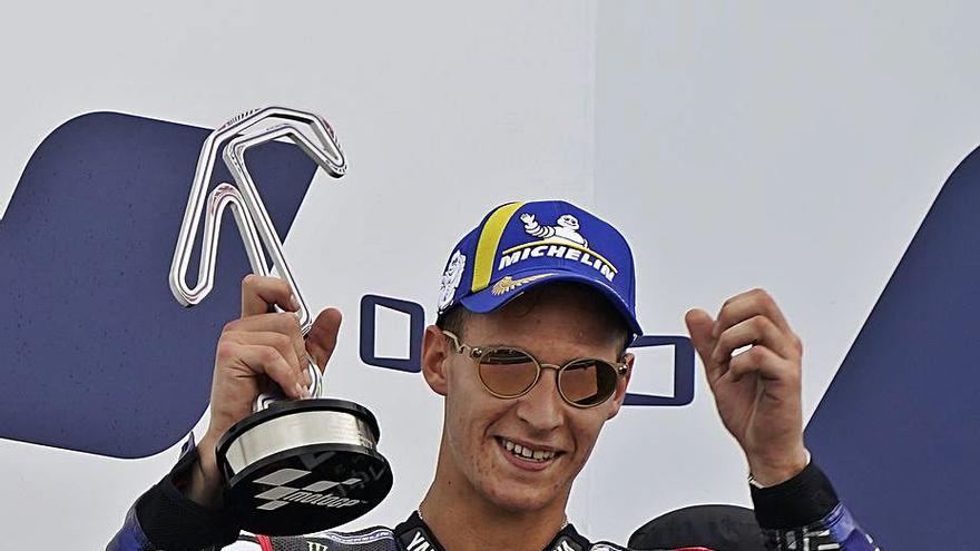 Quartararo, en el podio del Gran Premio de San Marino. |  // E. P.