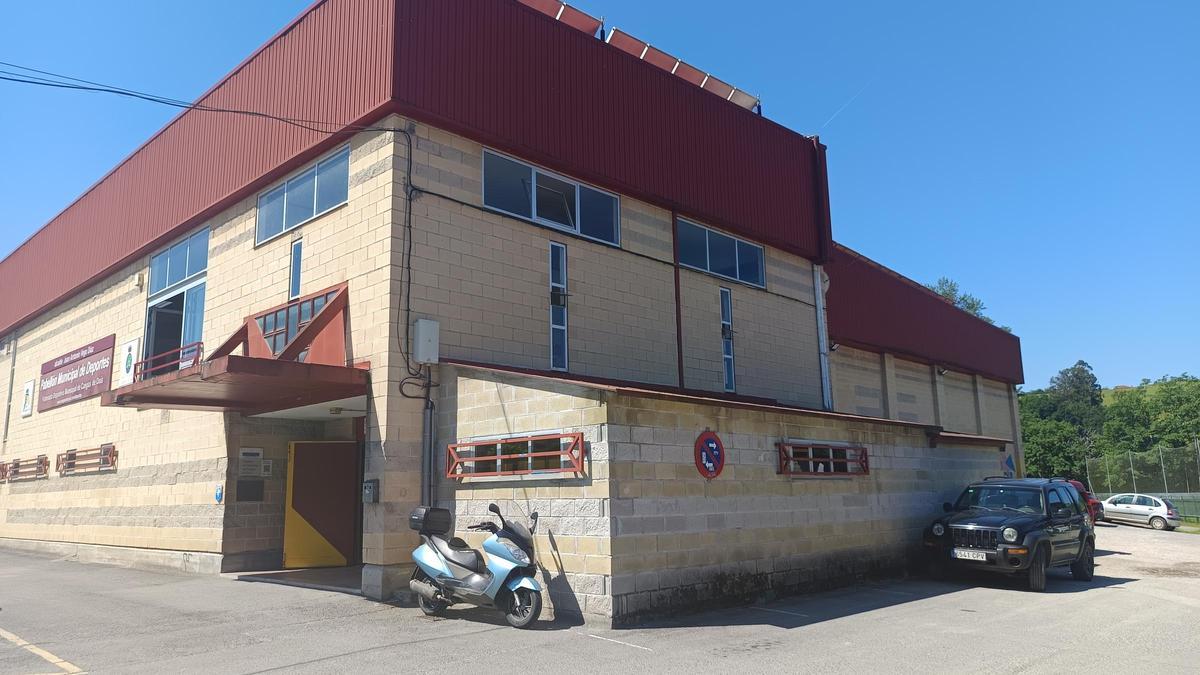 El polideportivo cangués.