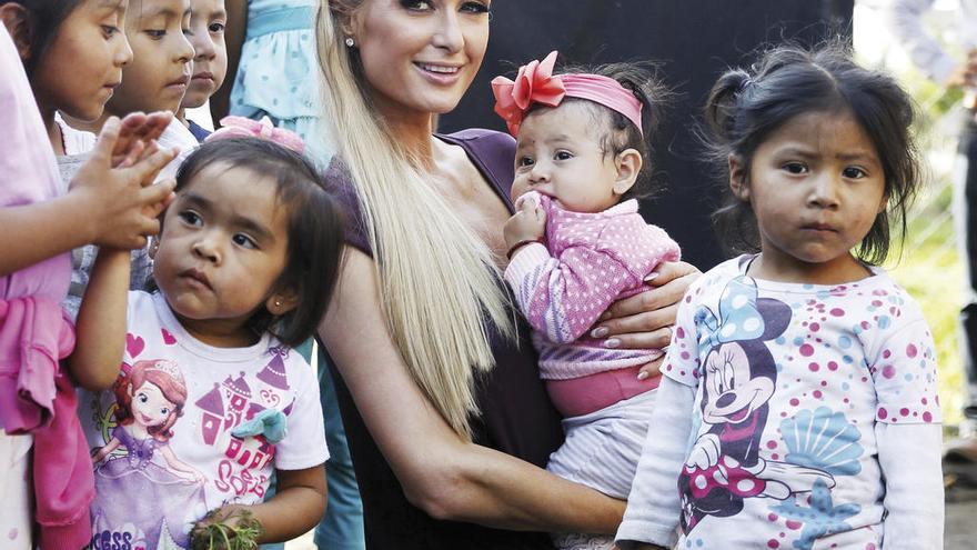 Paris Hilton en México. // Efe