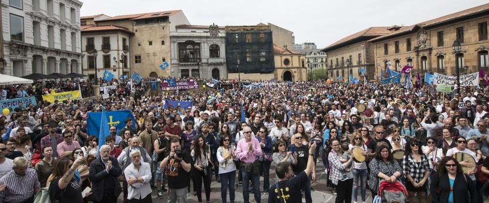 La manifestación, en imágenes