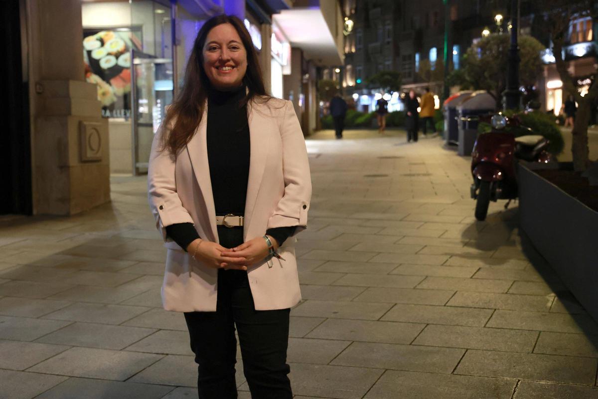 La viguesa Gloria Alonso, secretaria de organización de Sumar Galicia.