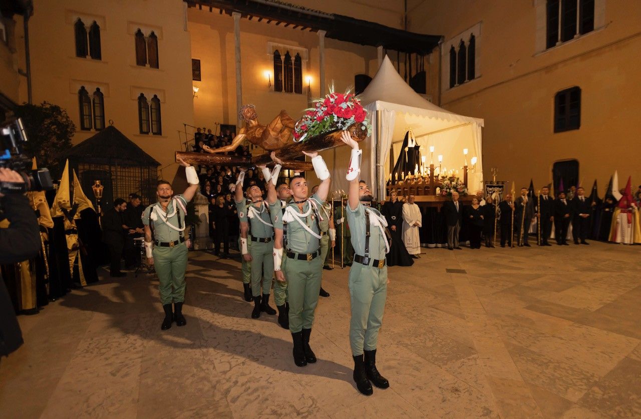 Imágenes del Jueves Santo de Gandia