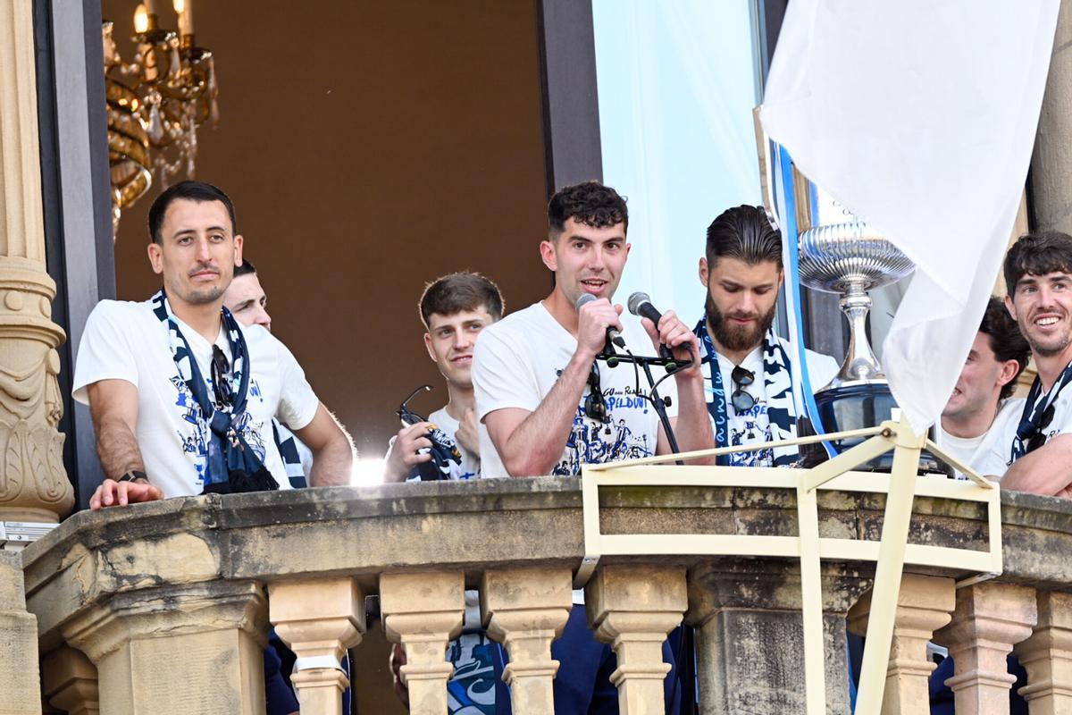 La fiesta de la Real Sociedad tras ganar la Copa del Rey.