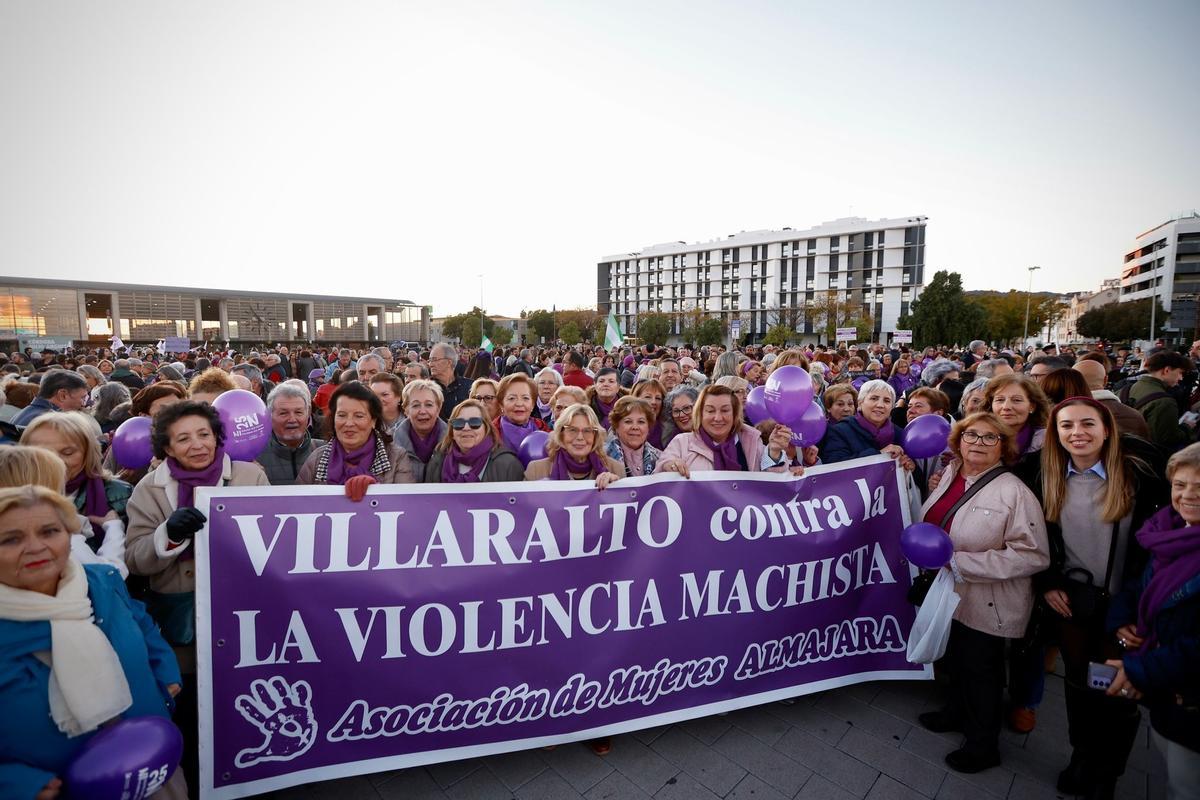 La Asociación de Mujeres Almajara de Villaralto, en la manifestación de Córdoba.