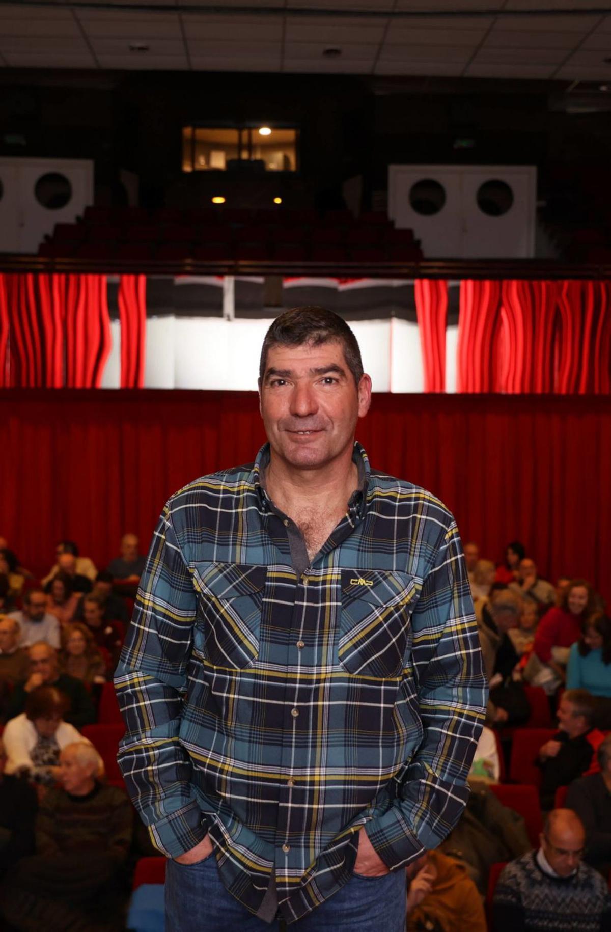 Adriano Martín, «Pincho», ayer, en Avilés.