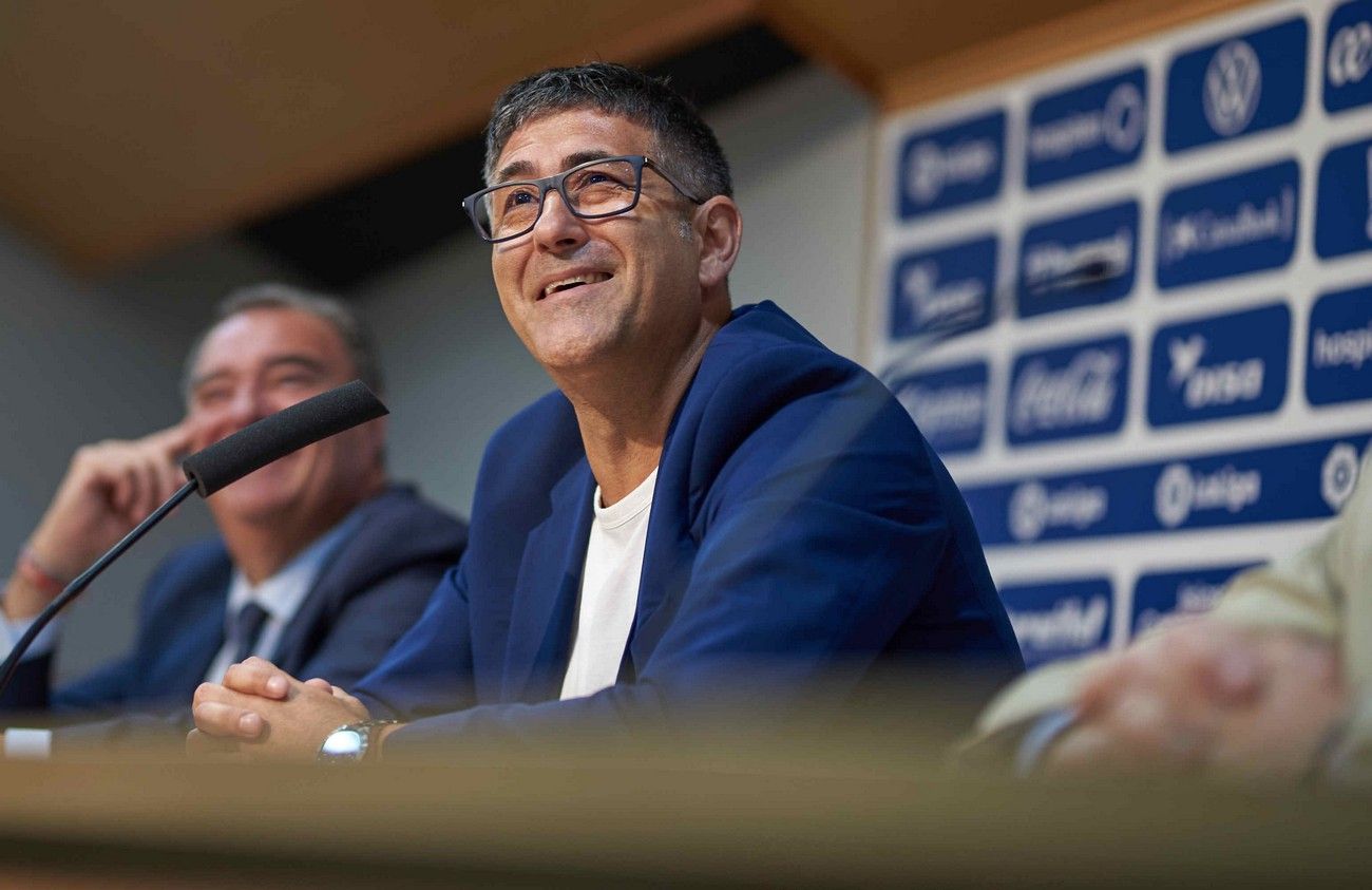 Presentación del nuevo director deportivo del CD Tenerife, Mauro Pérez