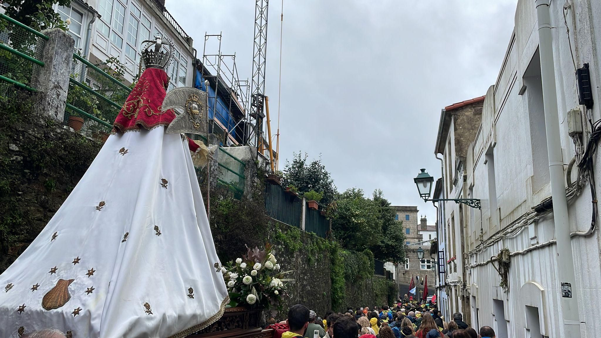 Los zamoranos arropan a la Virgen de la Concha en su peregrinación a Santiago