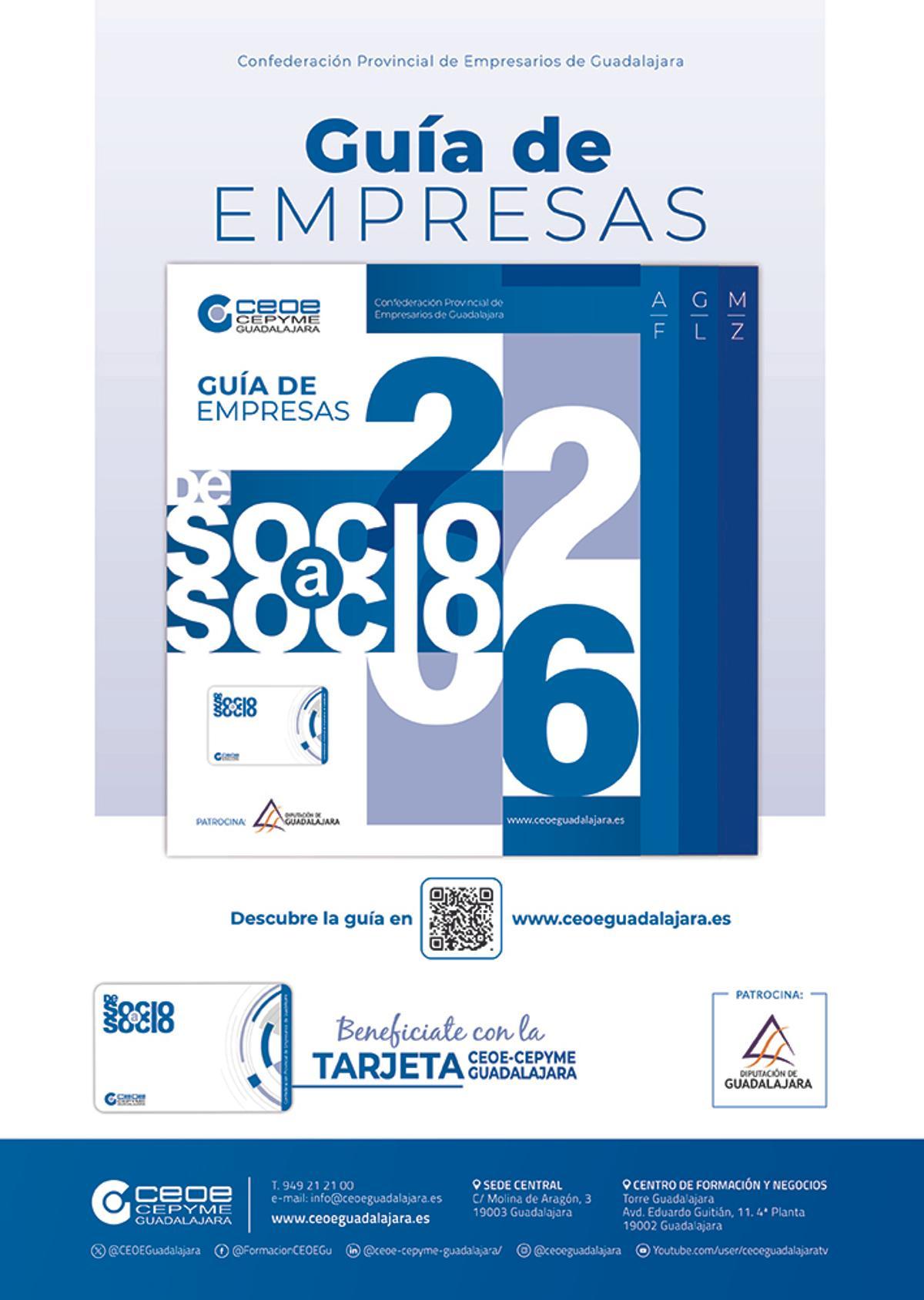 Cartel de la guía 'Socio a Socio'.