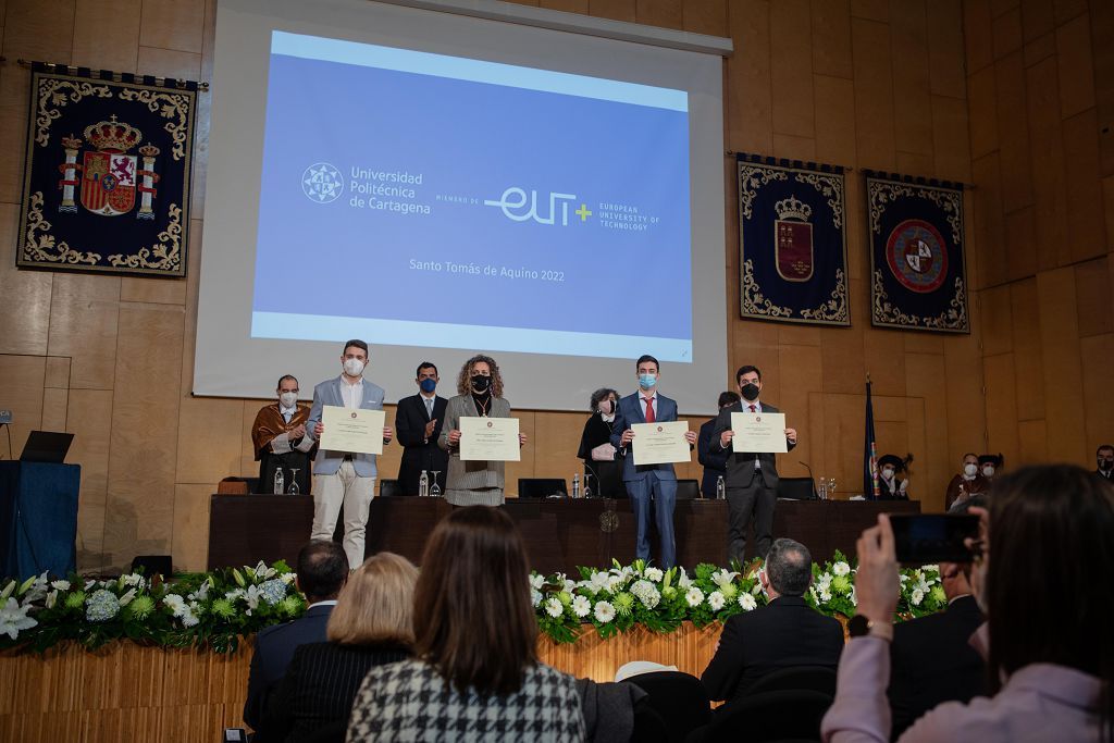 Acto por la fiesta de Santo Tomás de Aquino en la UPCT