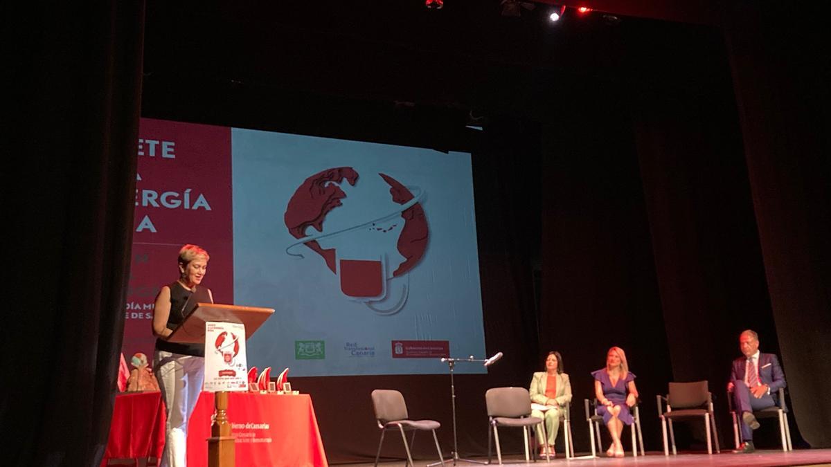 De izquierda a la derecha, Ana Hernández, María Teresa Gutiérrez, Minerva Artiles y Antonio Ortega, este sábado.