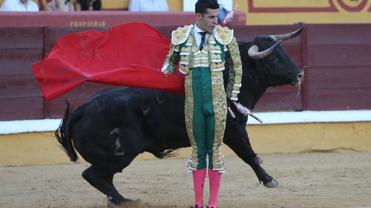 Alejandro Talavante, ayer en Badajoz.