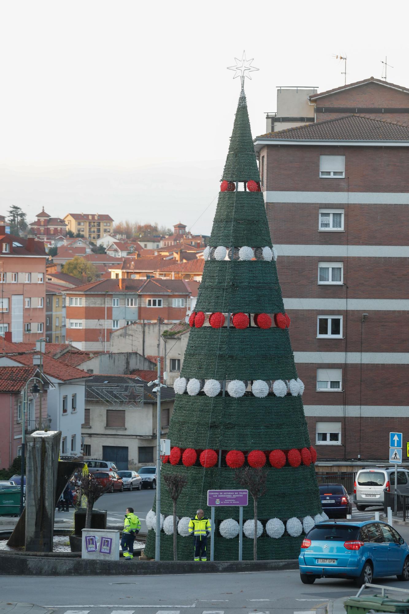 Encendido de luces en Corvera