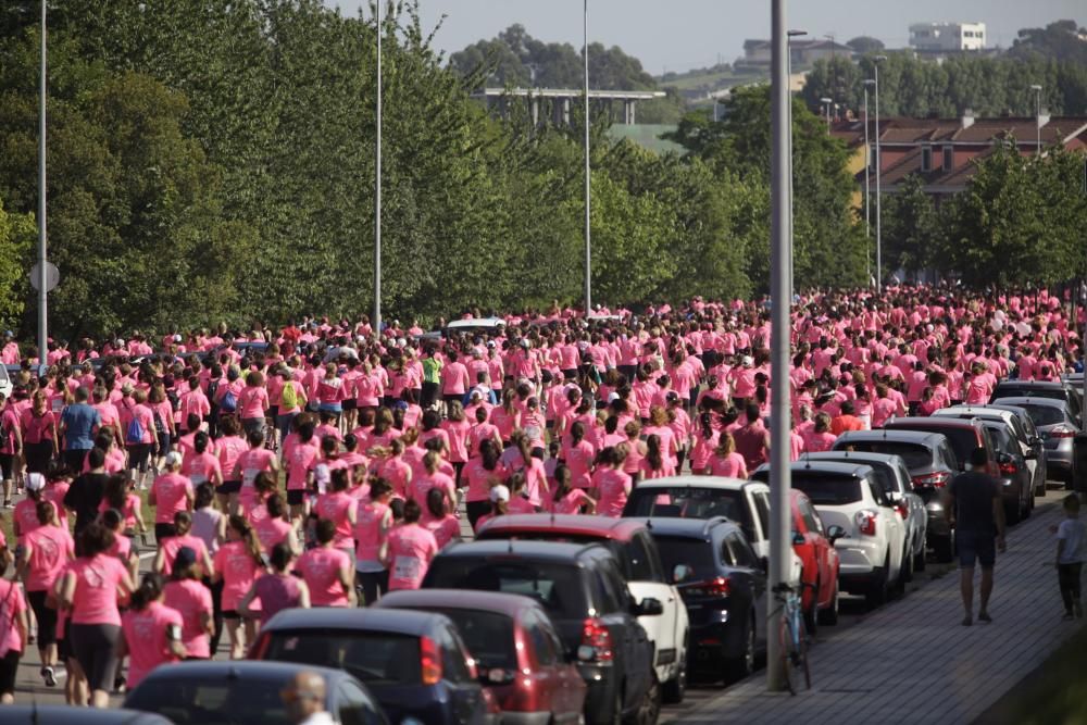 Carrera de la mujer en la zona este de Gijón.