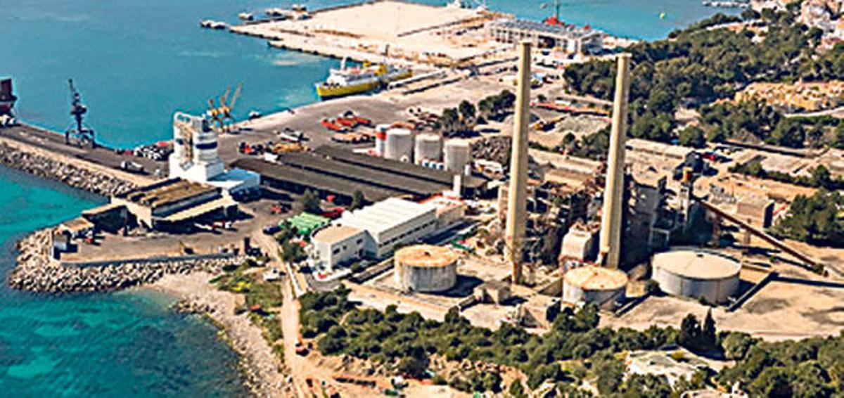 Vista aérea de la desaladora de Alcúdia.