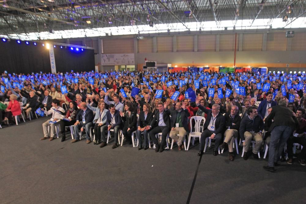 El PPdeG aclama a Feijóo en su congreso en Ourense