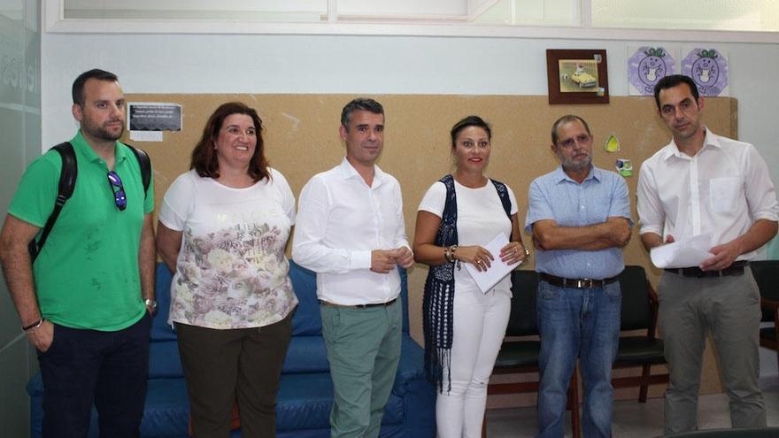 Manuel Núñez, Blanca Fernández, José Bernal, Victoria Morales, Julián García y Miguel Díaz.