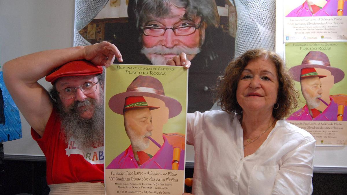 Onte presentouse a XVII Xutanza Obradoiro Artes Plásticas da Fundación Paco Lareo Piloño no Café Mili.