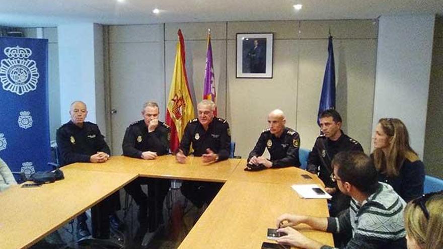 La nueva cúpula de la Policía Nacional en Baleares