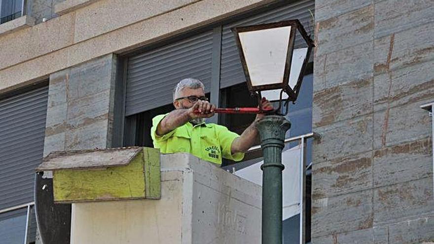 Cambio de luces en Beluso.