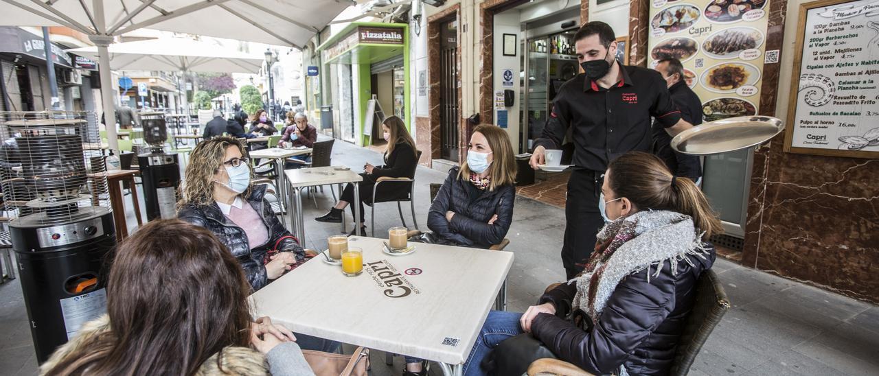 La reapertura de las terrazas en la provincia de Alicante