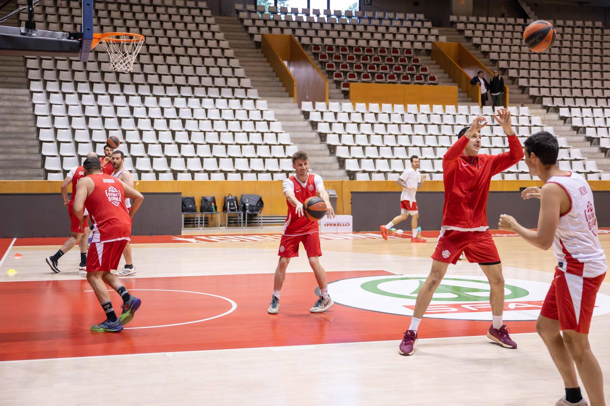 De patrocinadors a jugadors del Bàsquet Girona per un dia