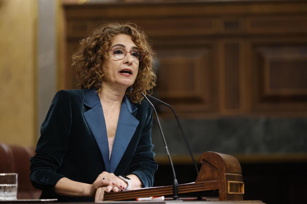 La vicepresidenta primera y ministra de Hacienda, María Jesús Montero.