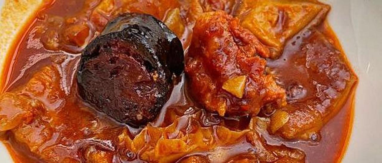 Callos a la madrileña de El Asador de Abel.