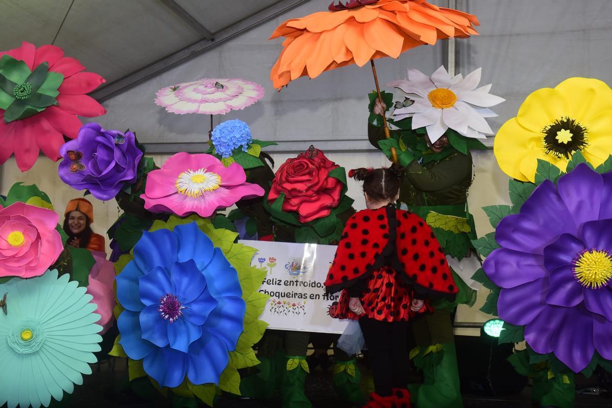 Concurso infantil de disfraces en el Campo da Leña