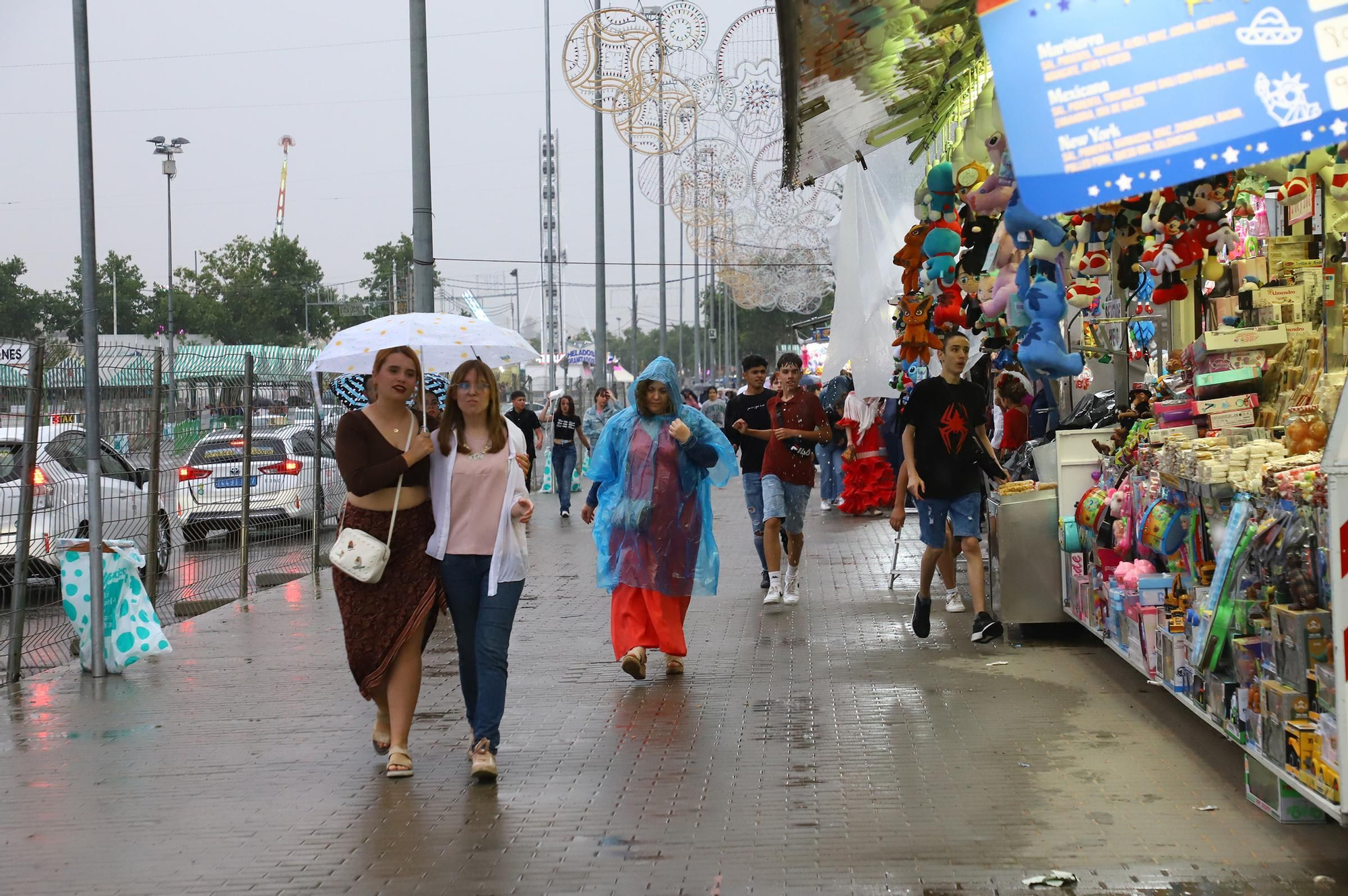 El primer día de Feria marcado por la lluvia