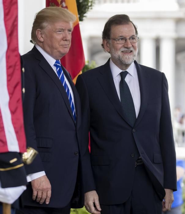 Mariano Rajoy visita a Donald Trump en la Casa Blanca