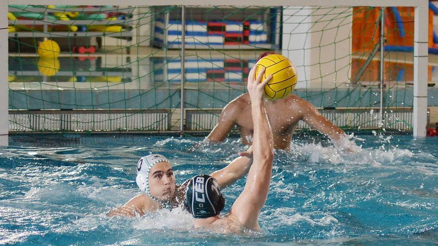Imagen del partido del Waterpolo Málaga ante el Boadilla.