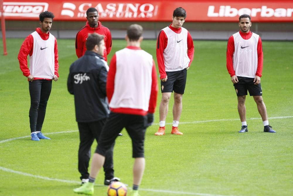 Entrenamiento del Sporting