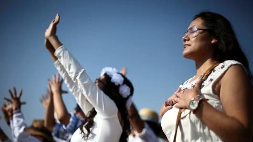 Benvinguda a la primavera a Teotihuacán, a Mèxic