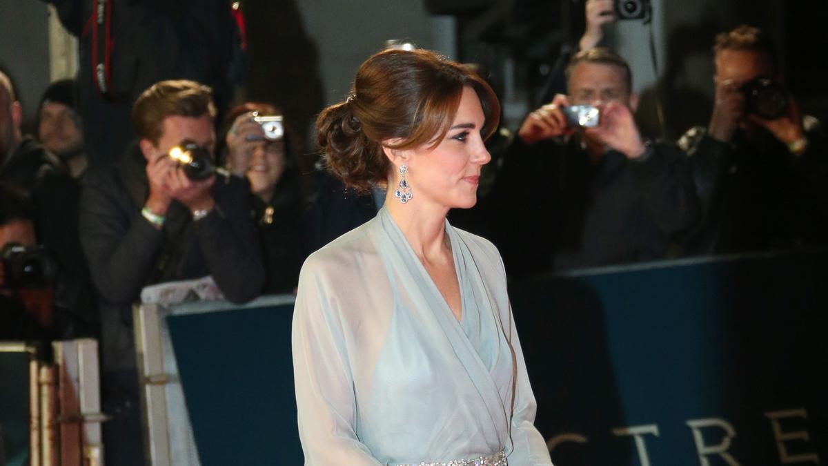 La Duquesa de Cambridge, Kate Middleton, en la premiere de Spectre