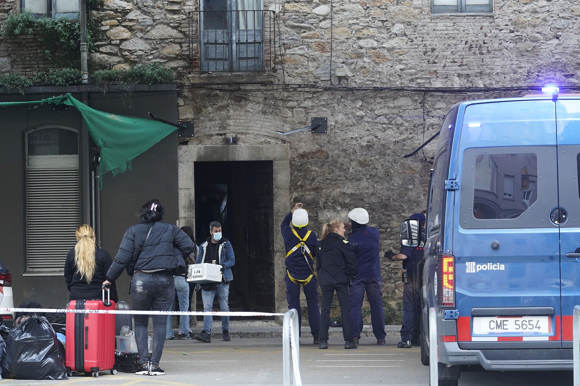 Girona carrer Tomàs Mieres desallotjament edifici ocupat