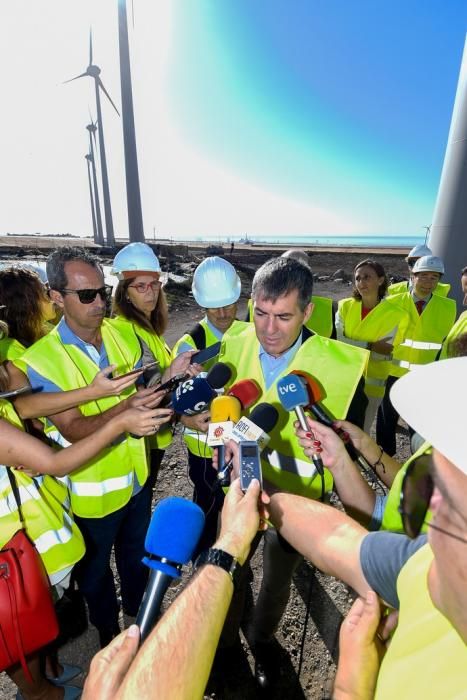 INAGURACION DEL MAYOR PARQUE EOLICO DE CANARIAS