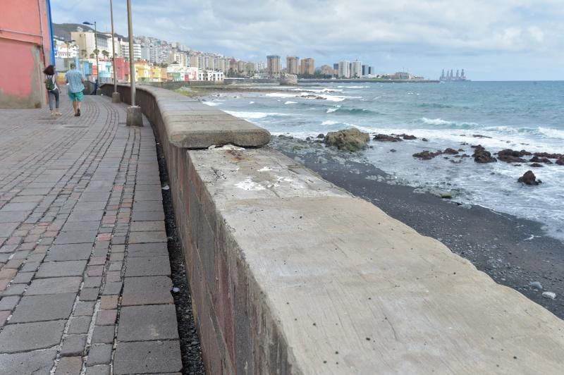 05-08-2019 LAS PALMAS DE GRAN CANARIA. Deterioro del Paseo de San Cristobal  | 05/08/2019 | Fotógrafo: Andrés Cruz