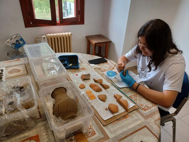 El laboratorio de Lucus Asturum, así se reconstruye en Llanera el pasado romano de Asturias