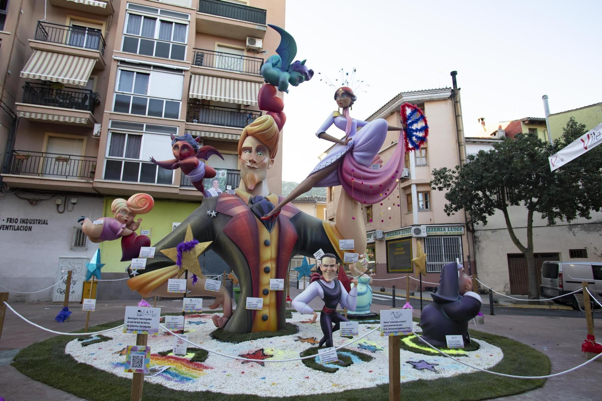 Así son las Fallas de las 19 comisiones de Xàtiva