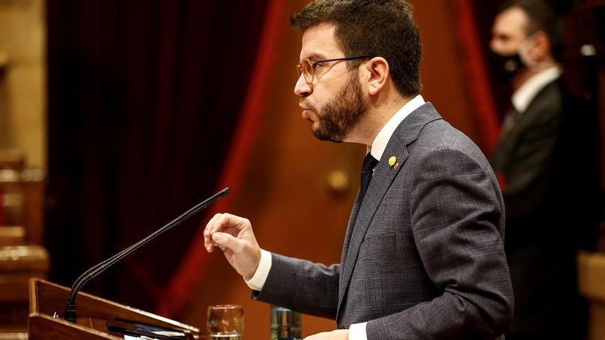 Aragonès dice que Catalunya contiene la segunda ola "tres veces más rápido" que Madrid