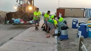 Retiran más de 4 toneladas de basura de las playas de Dénia
