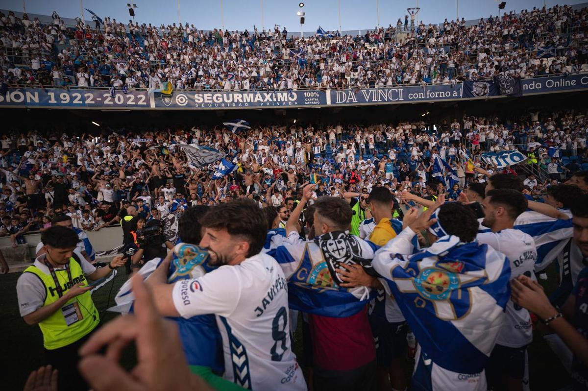 Así fue el ascenso del CD Tenerife a Segunda División