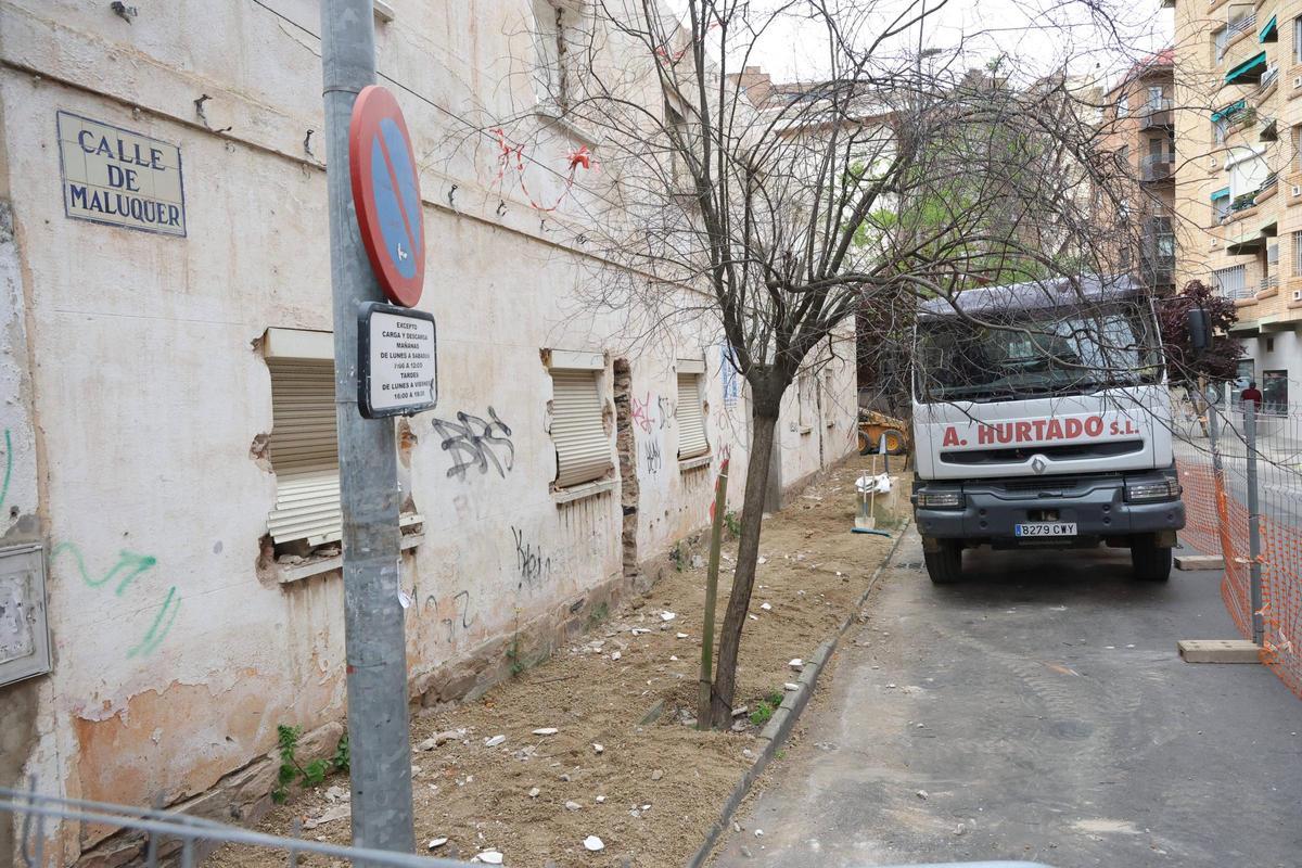 Galería | Derrumbe del inmueble de la calle Maluquer de Cáceres