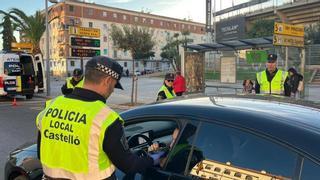 La Policía Local incrementa los controles de tráfico para prevenir el consumo de alcohol y drogas al volante en Castelló