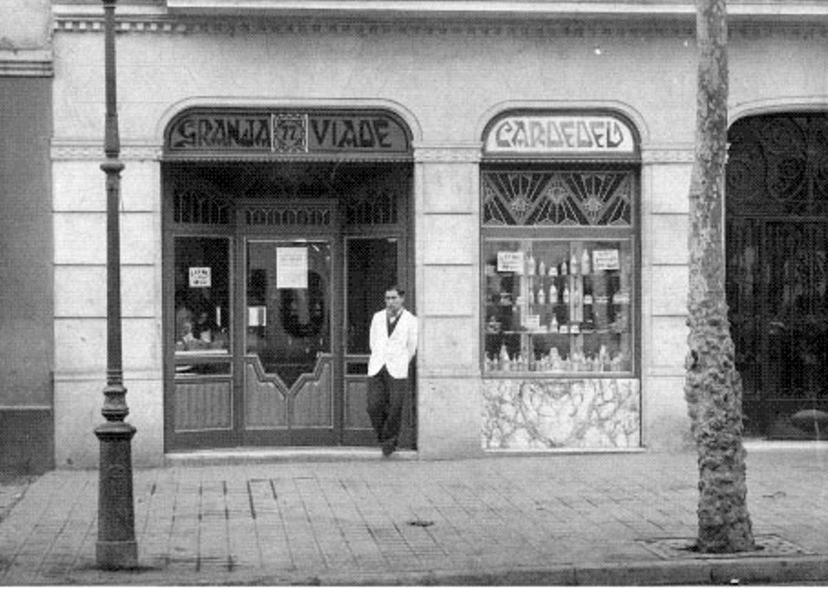 Joan Viader, en 1930, tres años antes del nacimiento de Cacaolat.